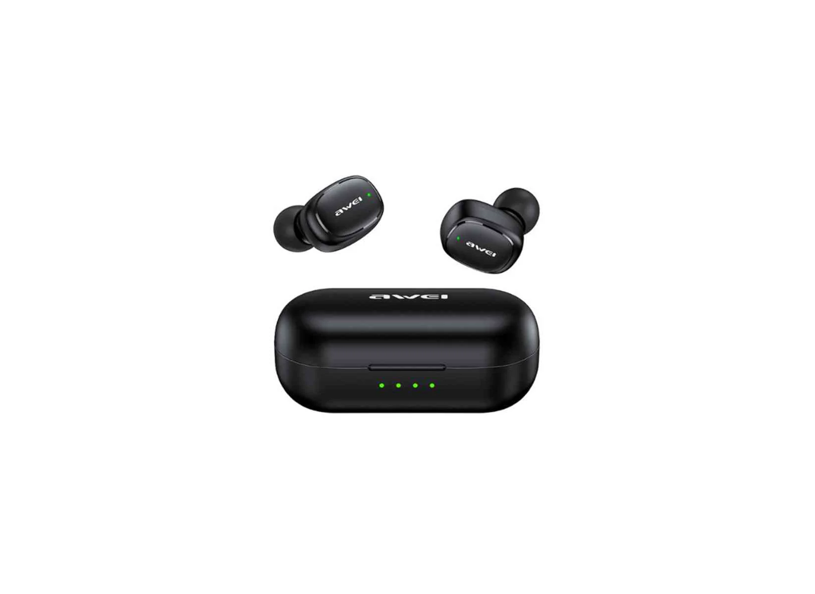 AWEI T13 PRO True Wireless Bluetooth Earbuds IPX6 Waterproof - Black - Image 3